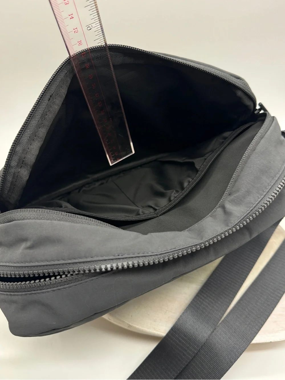 The North Face White Label CrossBody Messenger Bag Charcoal Grey Korea Exclusive